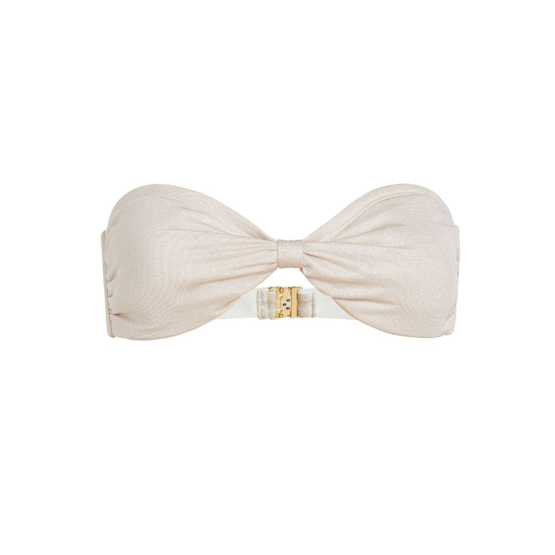 Coastal Bandeau Top - Champagne