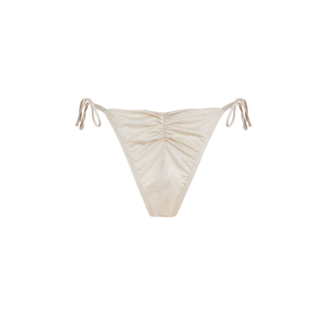 Aurora Ruched Bottoms - Champagne